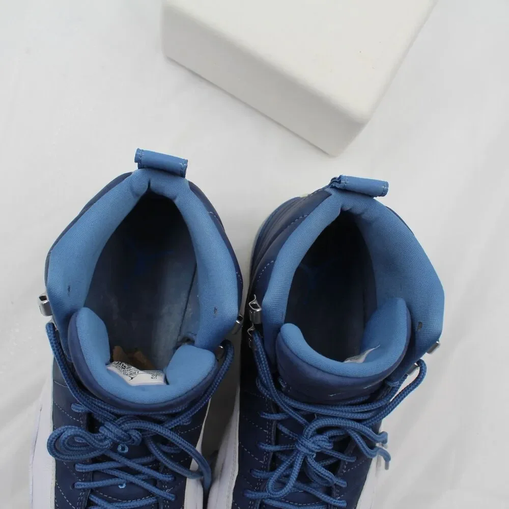 Nike Air Jordan 12 Retro Indigo 2020 Stone Blue White 130690-404 Men's Size 10